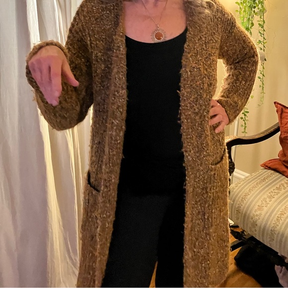 Universal Thread Orange Cardigan - Picture 1 of 2